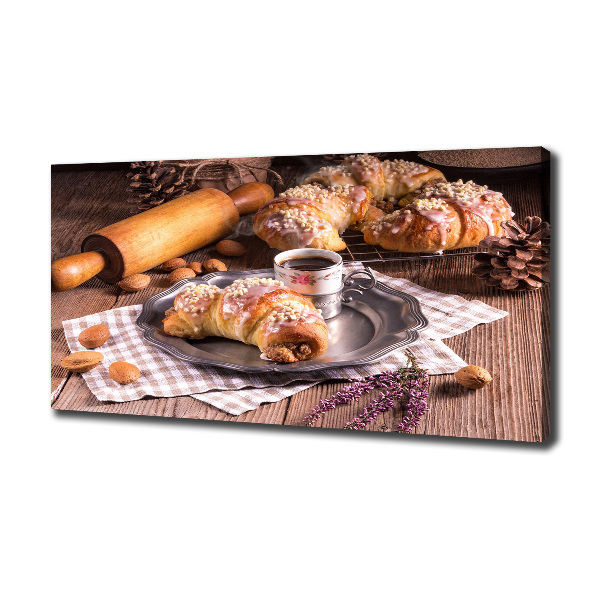 Canvas wall art croissants