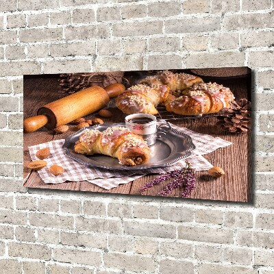 Canvas wall art croissants