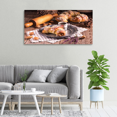 Canvas wall art croissants