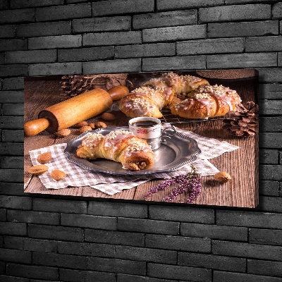 Canvas wall art croissants