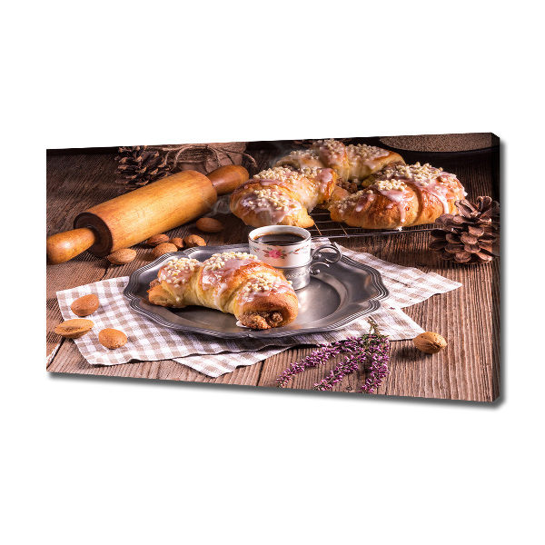 Canvas wall art croissants