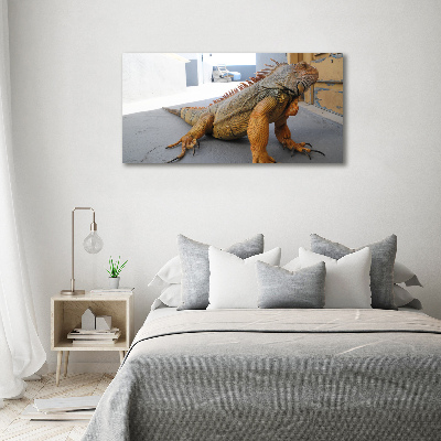 Canvas wall art Iguana