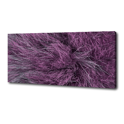 Canvas wall art Pink fur