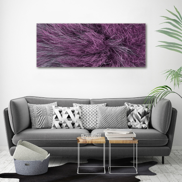 Canvas wall art Pink fur