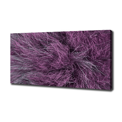 Canvas wall art Pink fur