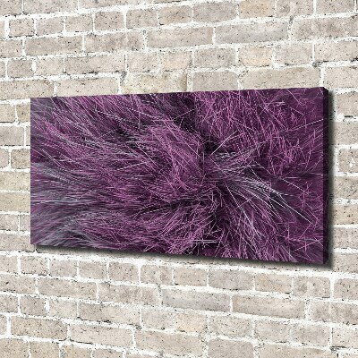 Canvas wall art Pink fur