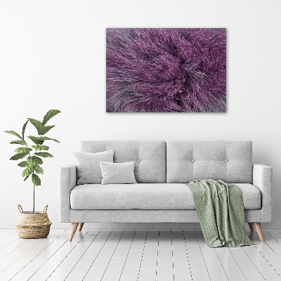 Canvas wall art Pink fur