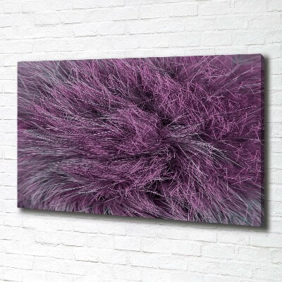 Canvas wall art Pink fur