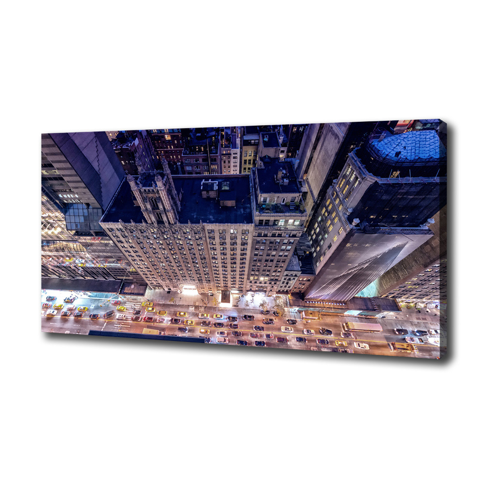 Canvas wall art New York at night