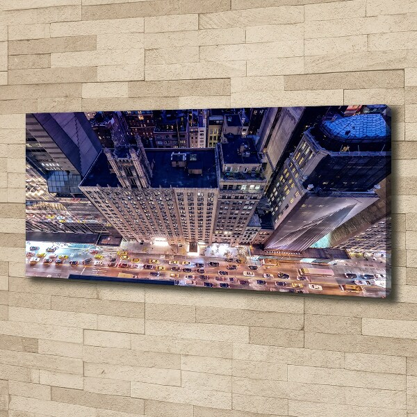 Canvas wall art New York at night