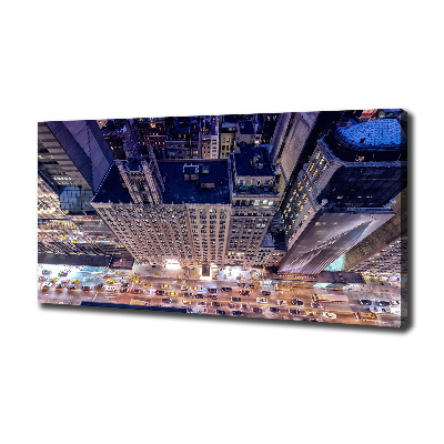 Canvas wall art New York at night