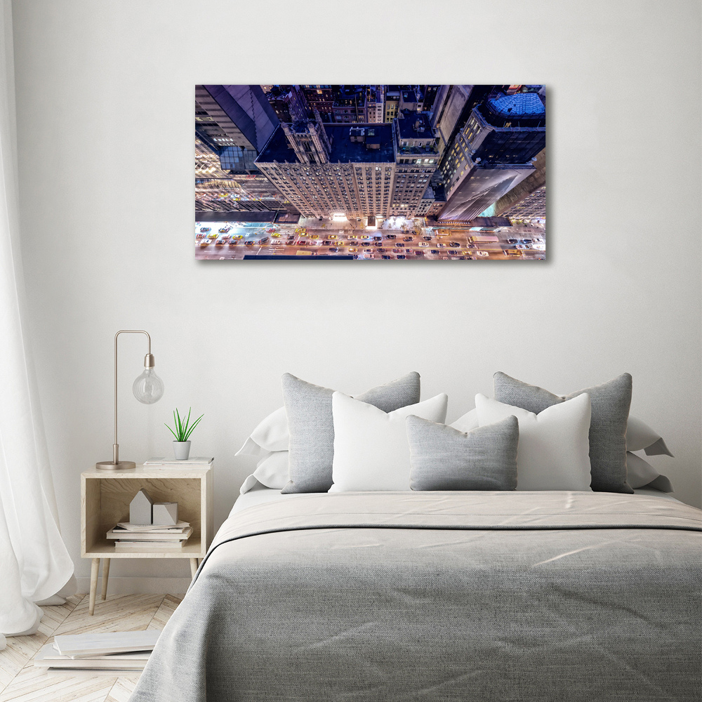 Canvas wall art New York at night