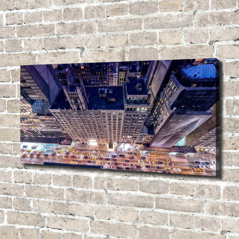 Canvas wall art New York at night