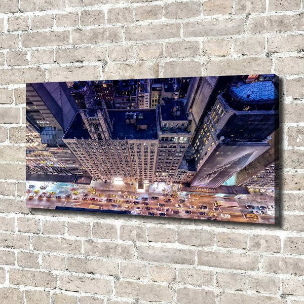 Canvas wall art New York at night