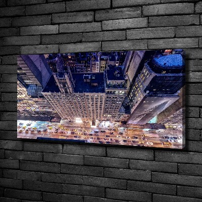 Canvas wall art New York at night