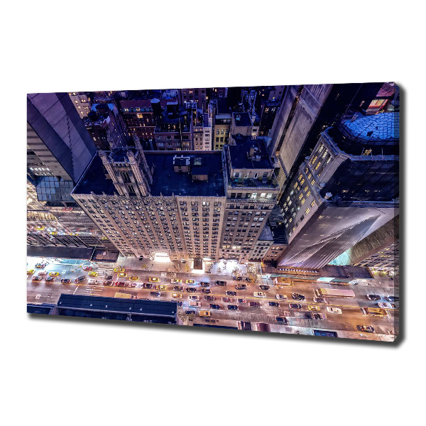 Canvas wall art New York at night