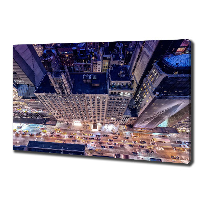 Canvas wall art New York at night