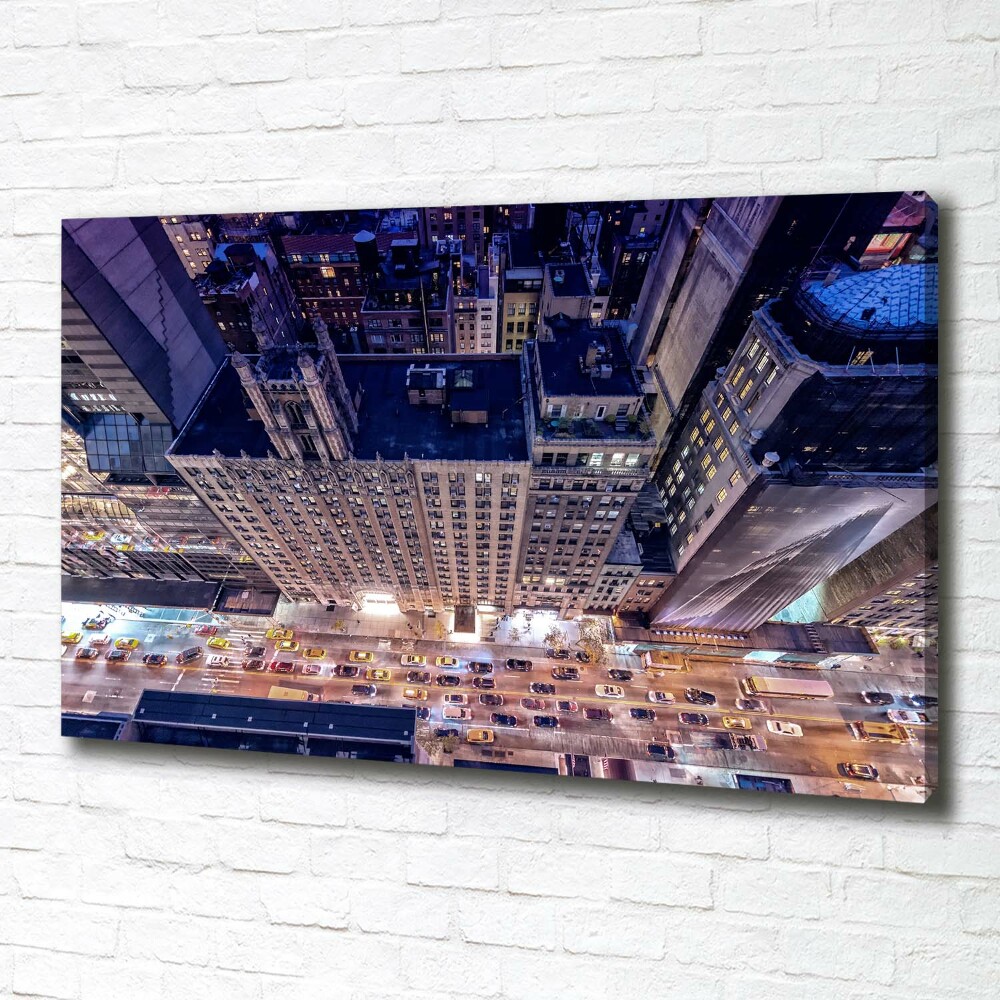 Canvas wall art New York at night