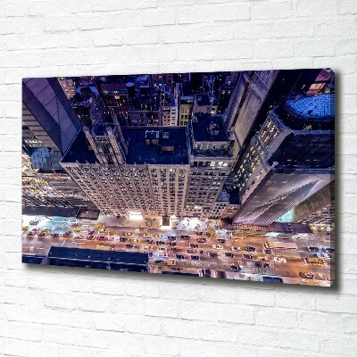 Canvas wall art New York at night