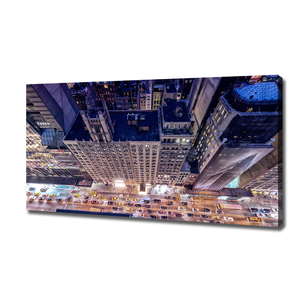 Canvas wall art New York at night