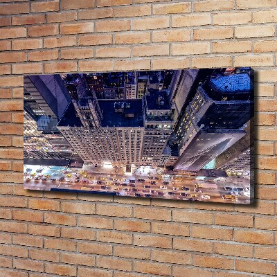 Canvas wall art New York at night