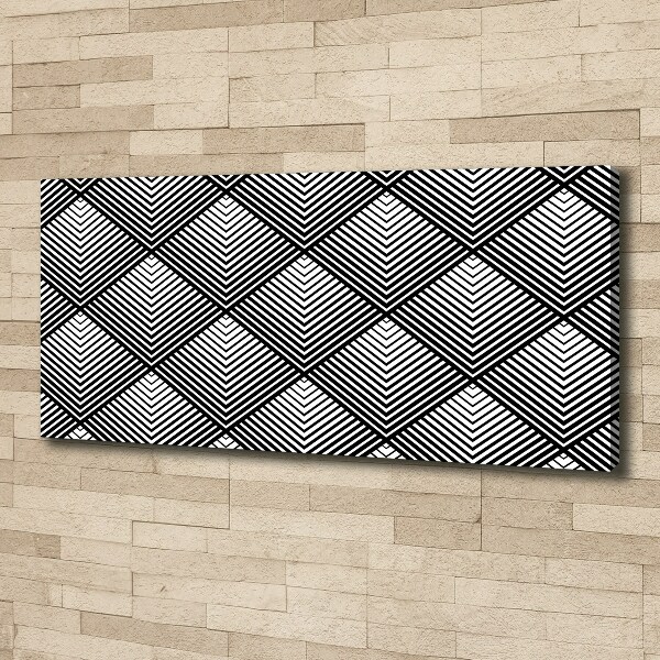 Canvas wall art Geometric background