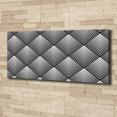 Canvas wall art Geometric background