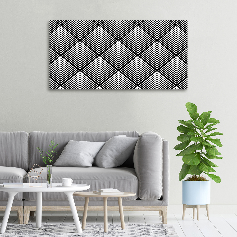 Canvas wall art Geometric background