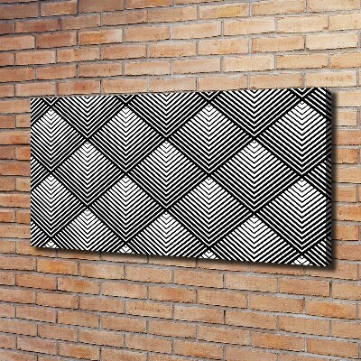 Canvas wall art Geometric background