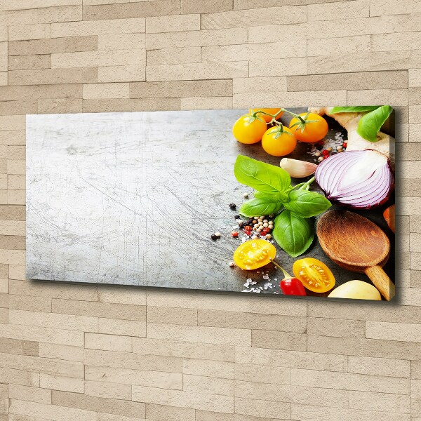 Canvas wall art Vegetables