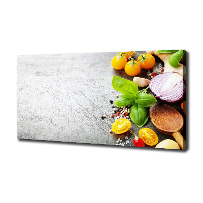 Canvas wall art Vegetables