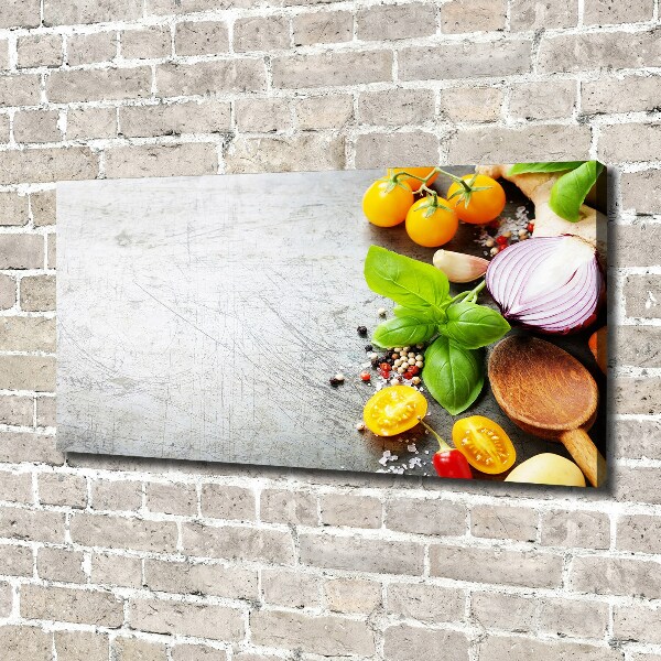 Canvas wall art Vegetables