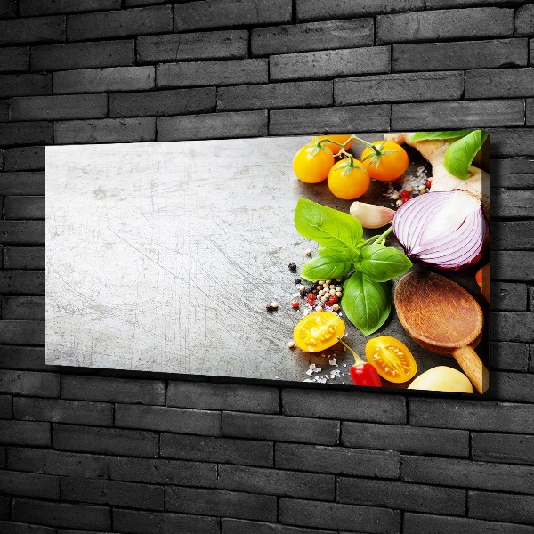 Canvas wall art Vegetables