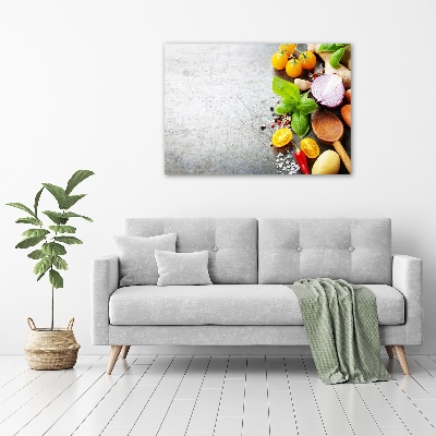 Canvas wall art Vegetables