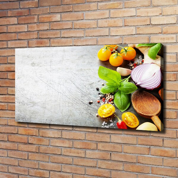 Canvas wall art Vegetables