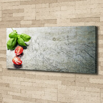 Canvas wall art Tomatoes and basil