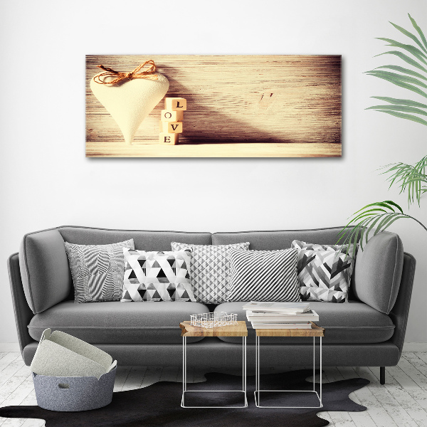 Canvas wall art Love