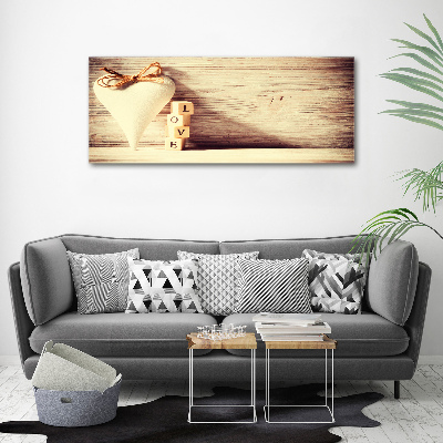 Canvas wall art Love