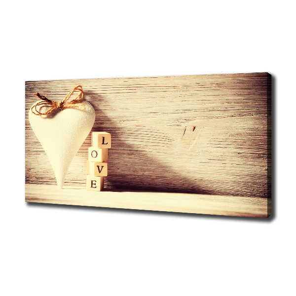 Canvas wall art Love