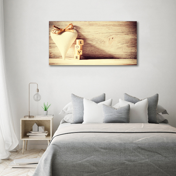 Canvas wall art Love