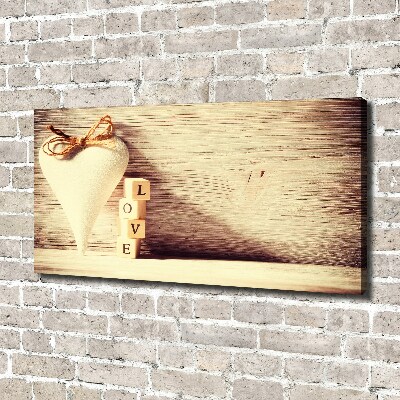 Canvas wall art Love