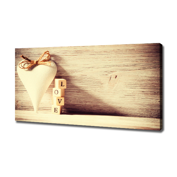 Canvas wall art Love