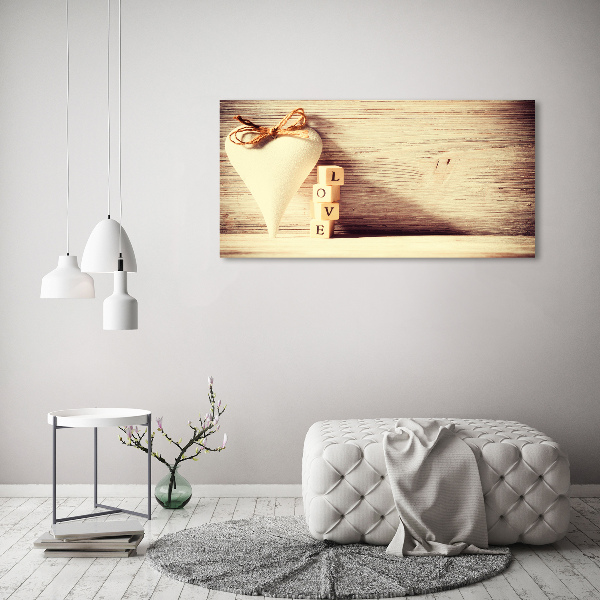 Canvas wall art Love