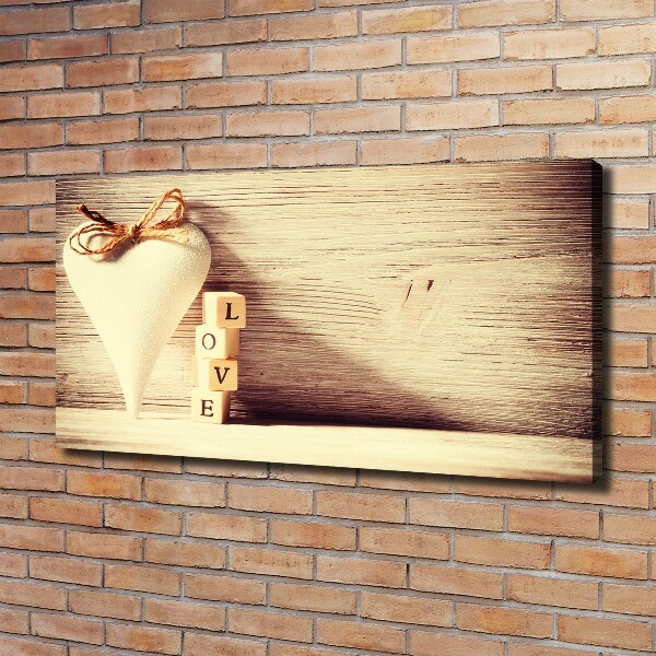 Canvas wall art Love