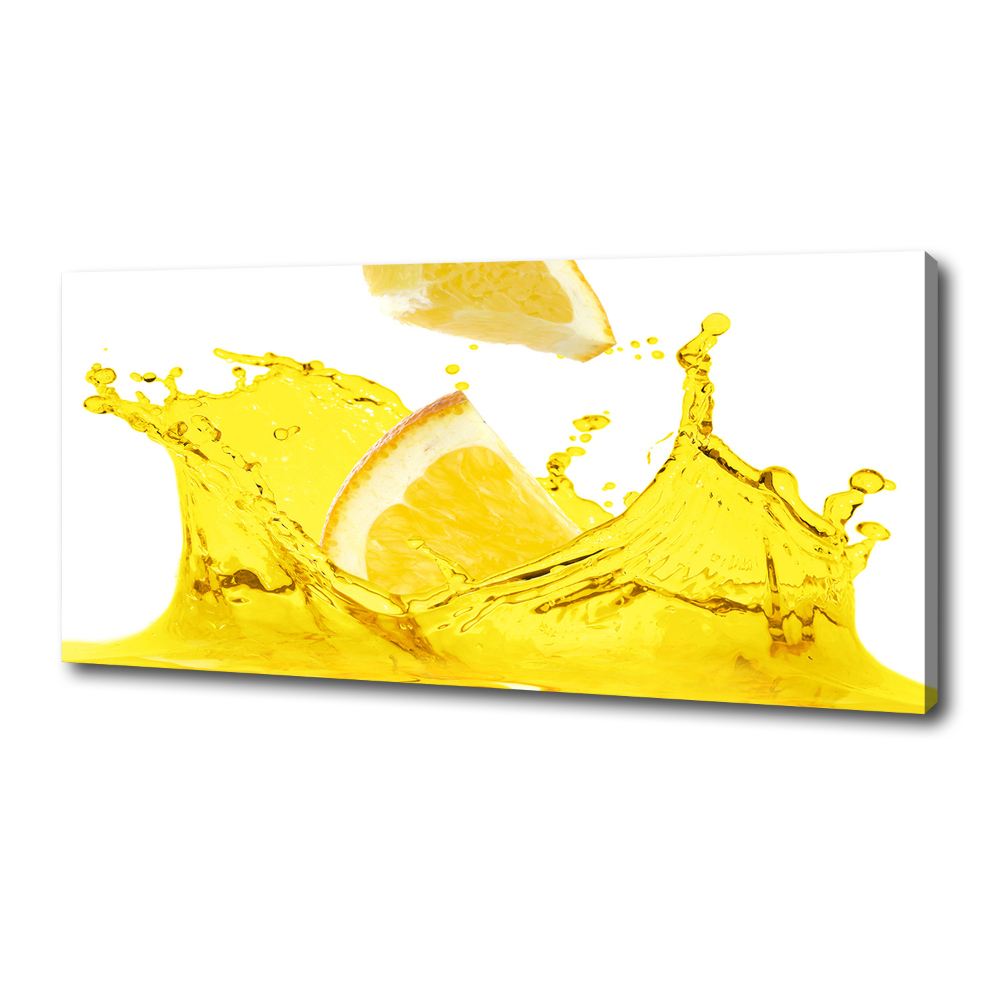 Canvas wall art Lemon slices