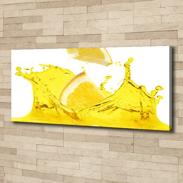 Canvas wall art Lemon slices