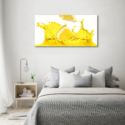 Canvas wall art Lemon slices