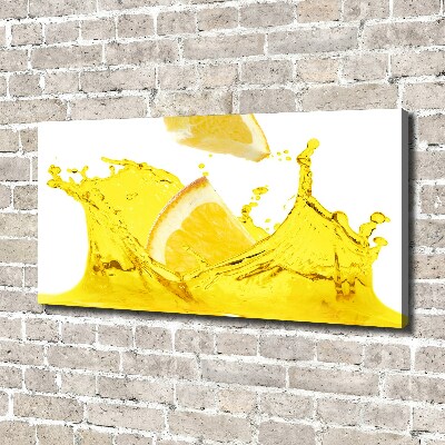 Canvas wall art Lemon slices