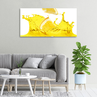 Canvas wall art Lemon slices