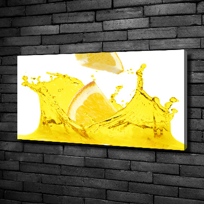 Canvas wall art Lemon slices